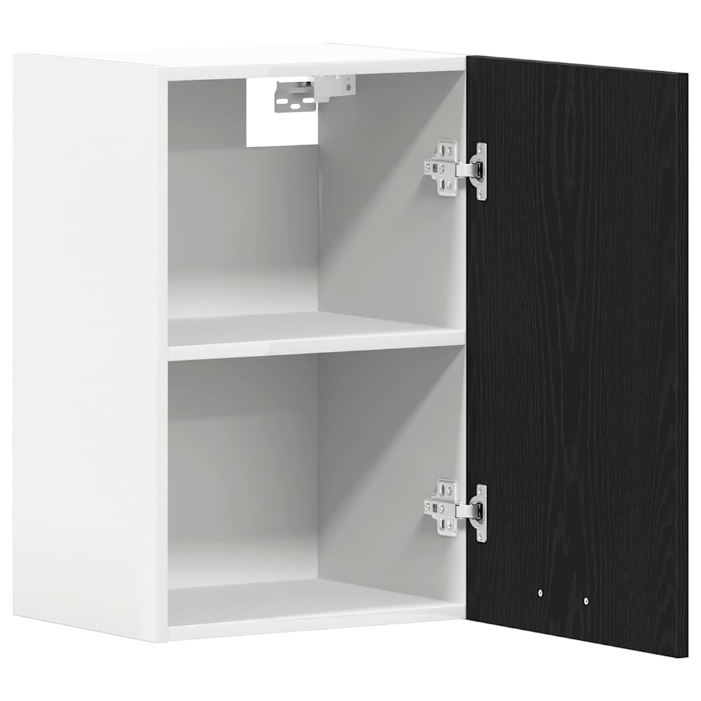 Hengeskap svart eik 40x31x60 cm konstruert tre