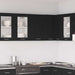 Hengeskap svart eik 40x31x60 cm konstruert tre