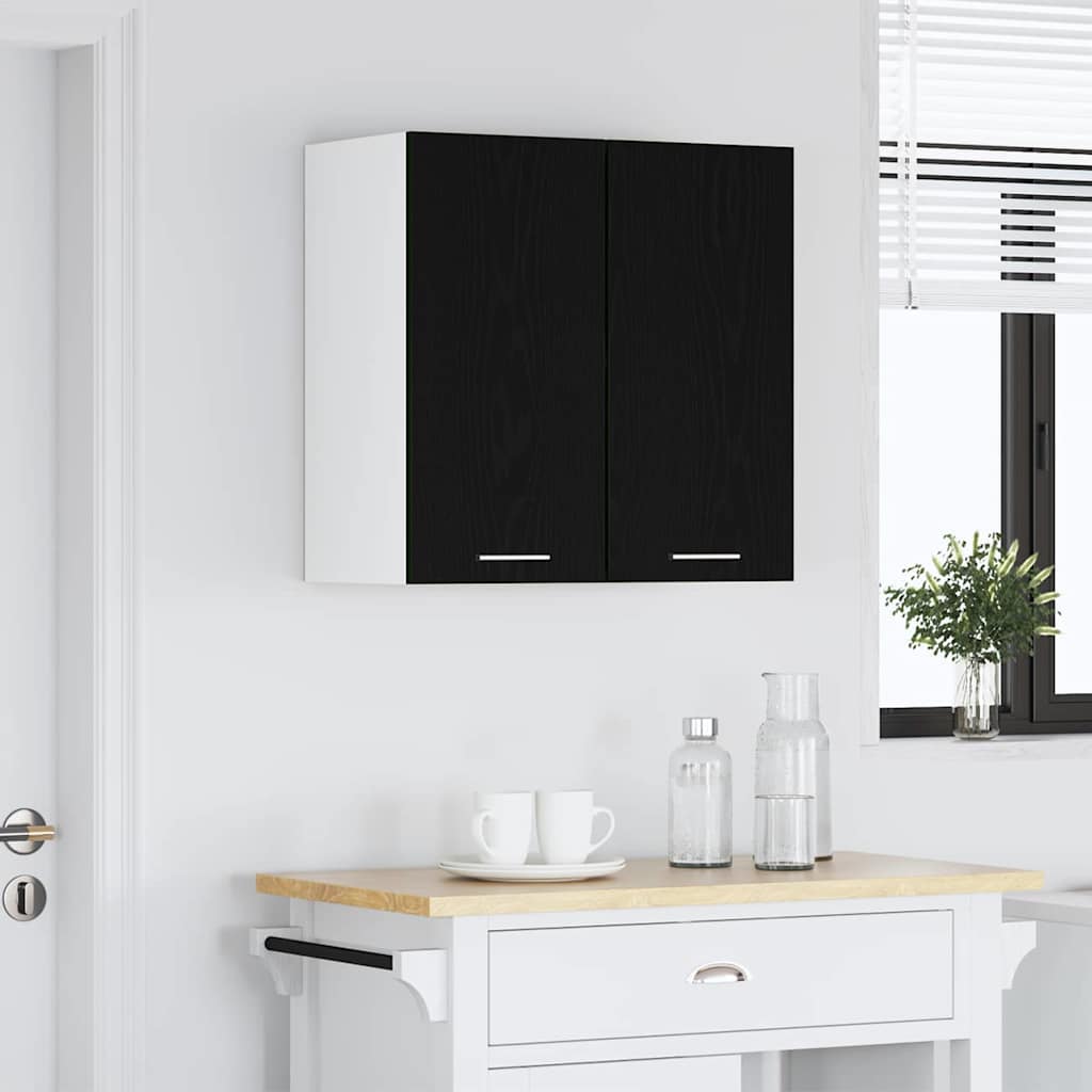 Hengende skap Lyon Svart Eik 60 x 31 x 60 cm Konstruert tre