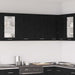 Hengende skap Lyon Svart Eik 80 x 31 x 60 cm Konstruert tre