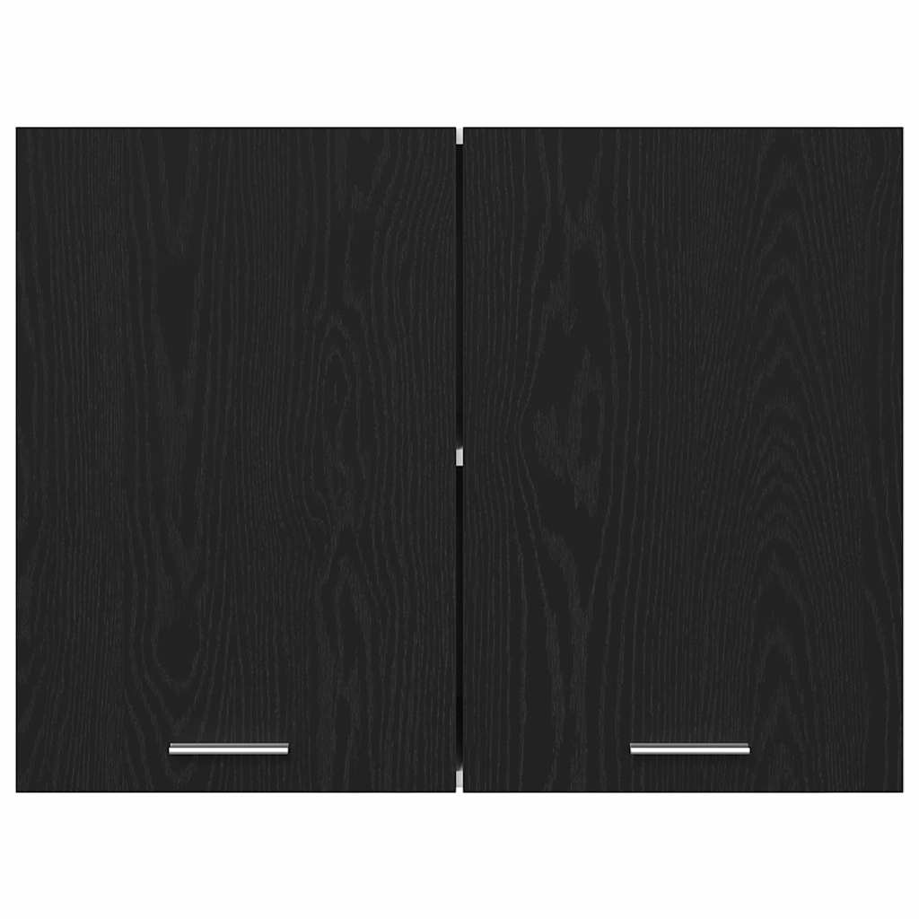 Hengende skap Lyon Svart Eik 80 x 31 x 60 cm Konstruert tre