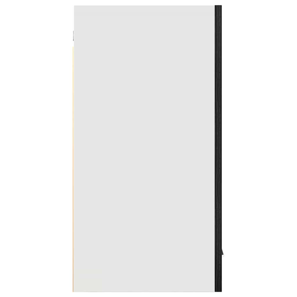 Hengende skap Lyon Svart Eik 80 x 31 x 60 cm Konstruert tre