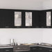 Hengende skap Lyon Svart Eik 80 x 31 x 60 cm Konstruert tre