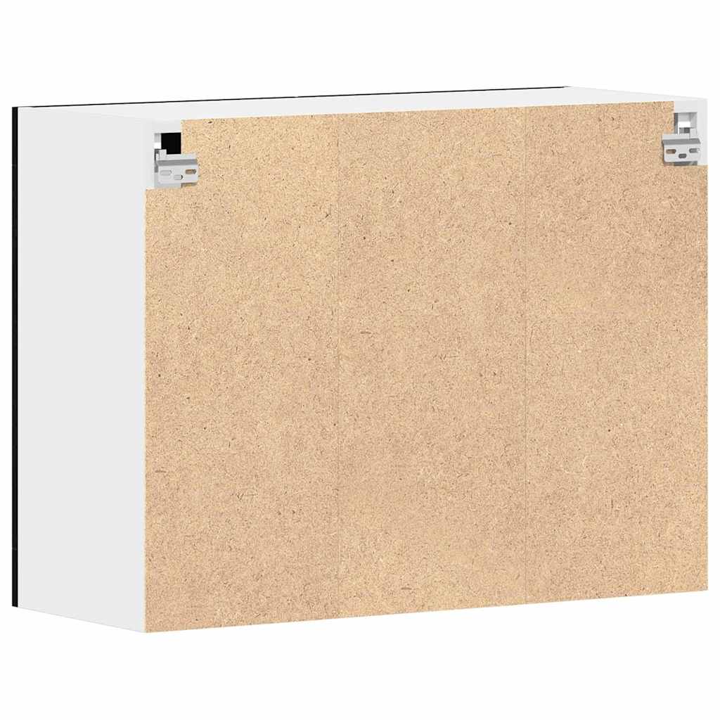 Hengende skap Lyon Svart Eik 80 x 31 x 60 cm Konstruert tre