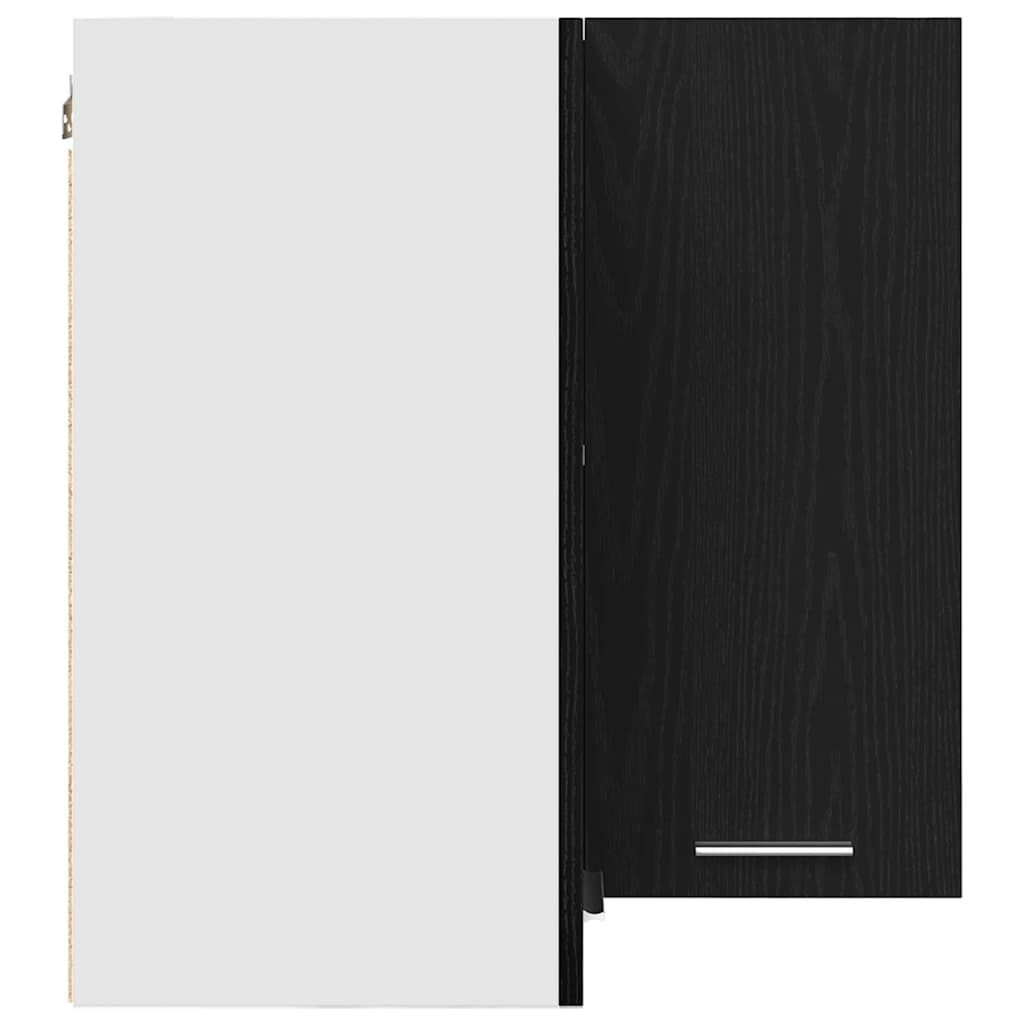 Hengende skap Lyon Svart Eik 57 x 57 x 60 cm Konstruert tre