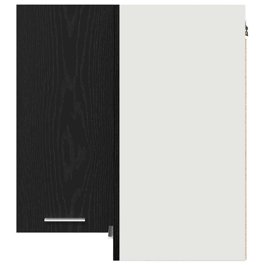 Hengende skap Lyon Svart Eik 57 x 57 x 60 cm Konstruert tre