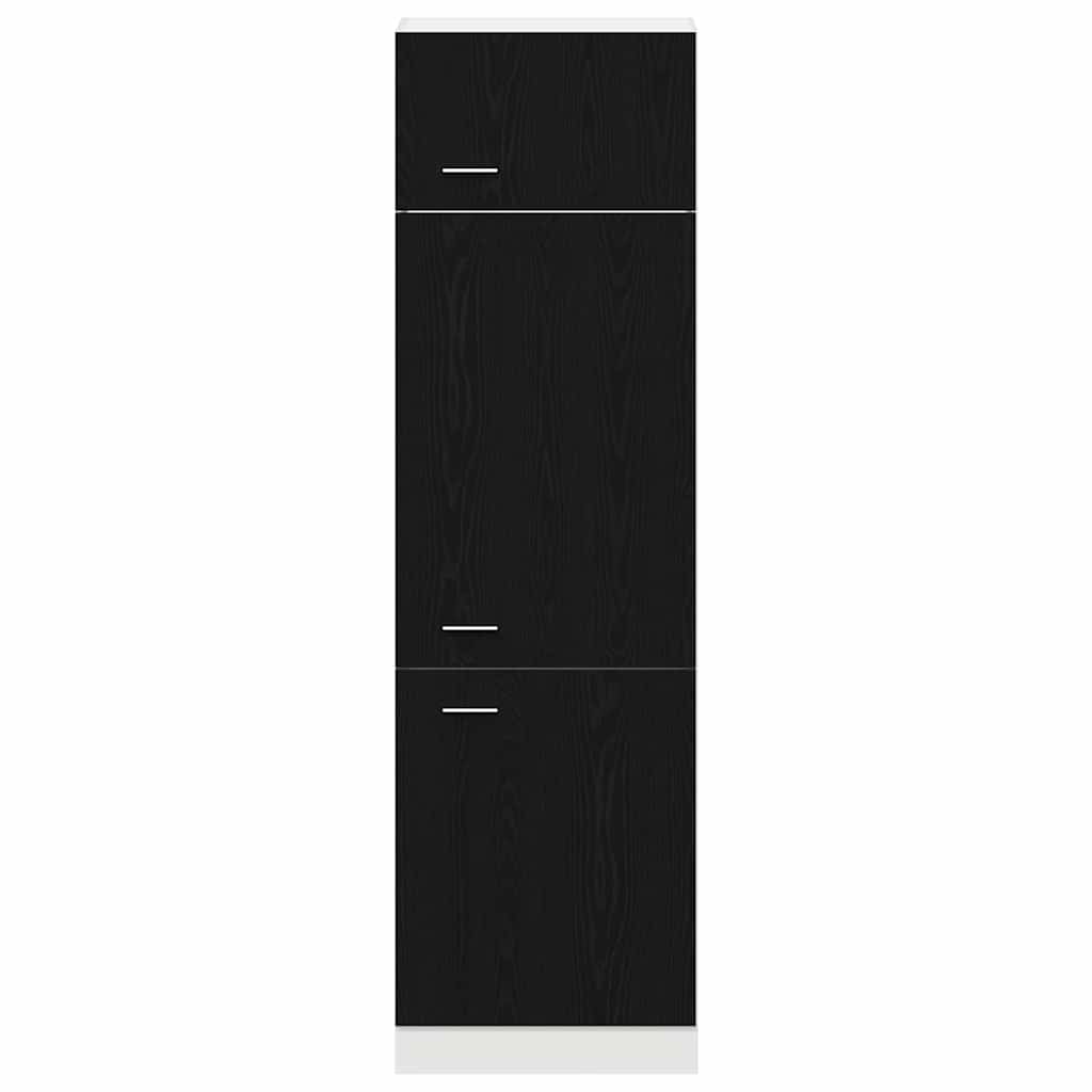 Hengende skap Lyon Svart Eik 60 x 31 x 207 cm Konstruert tre
