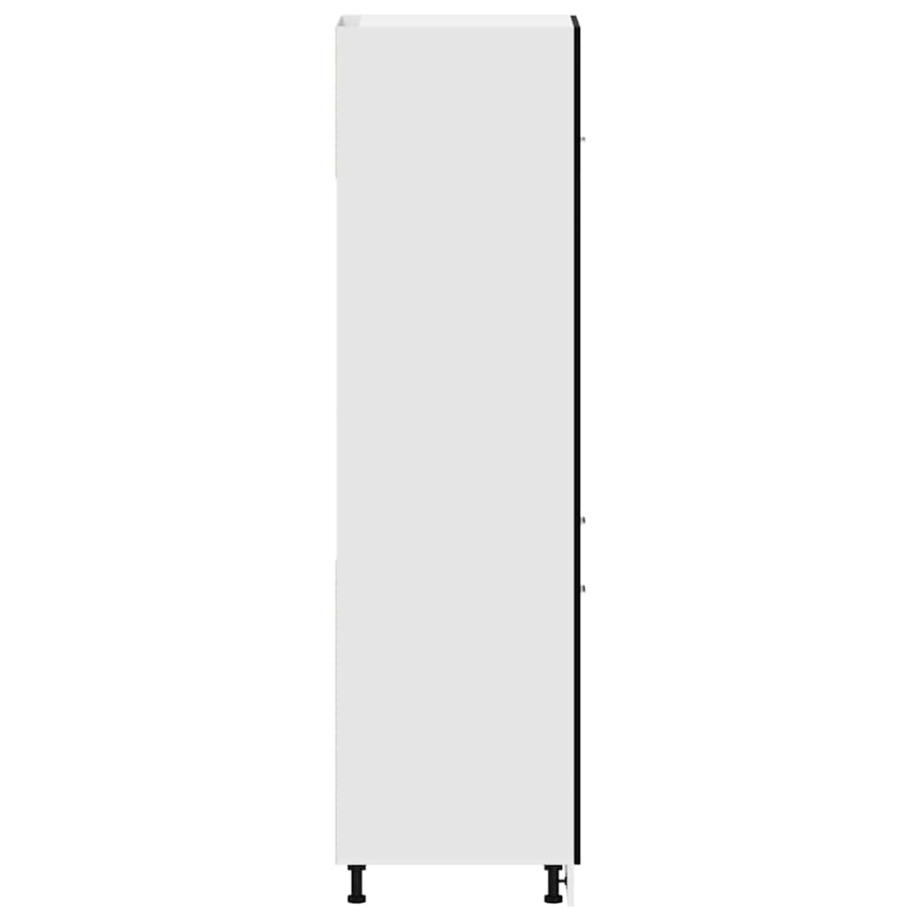 Hengende skap Lyon Svart Eik 60 x 31 x 207 cm Konstruert tre