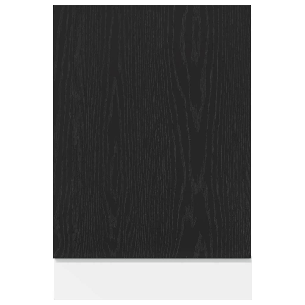 Oppvaskmaskin panel "Lyon" svart eik 45x1,5x67 cm