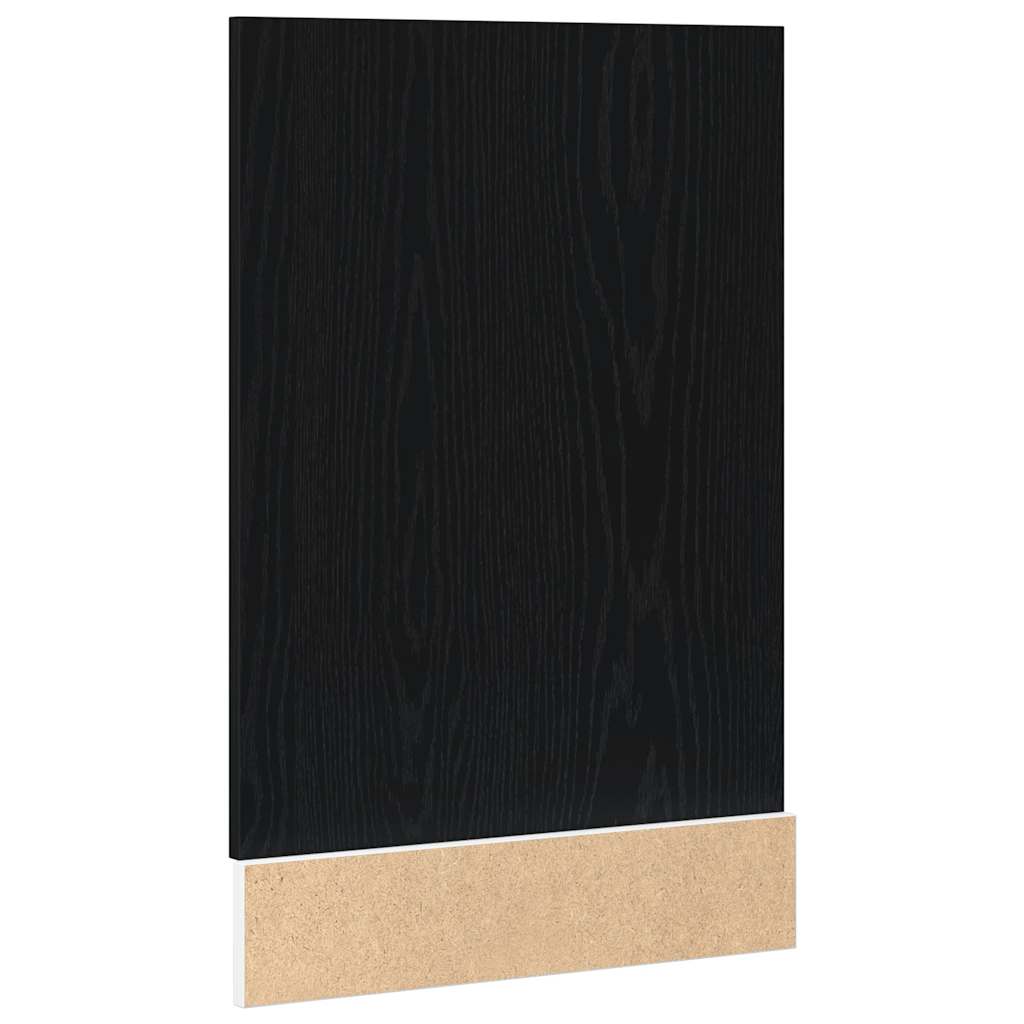 Oppvaskmaskin panel "Lyon" svart eik 45x1,5x67 cm
