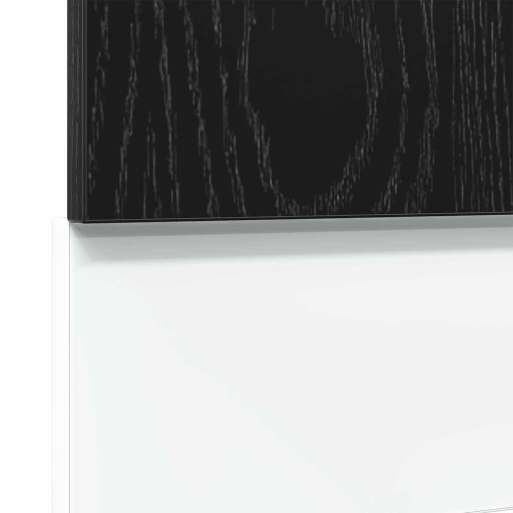 Oppvaskmaskin panel "Lyon" svart eik 45x1,5x67 cm