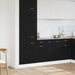 Hengende skap Svart Eik 30 x 46 x 81,5 cm Konstruert tre