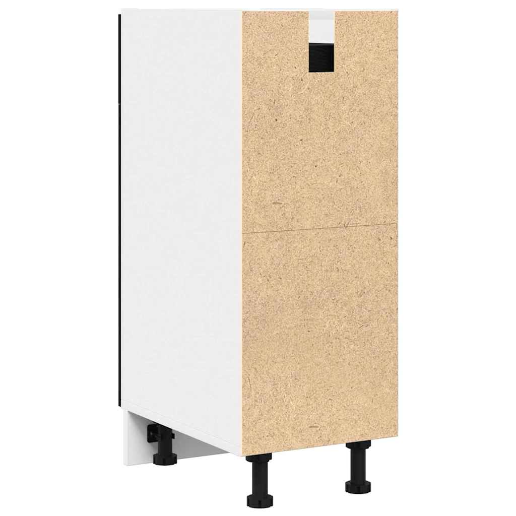 Hengende skap Svart Eik 30 x 46 x 81,5 cm Konstruert tre