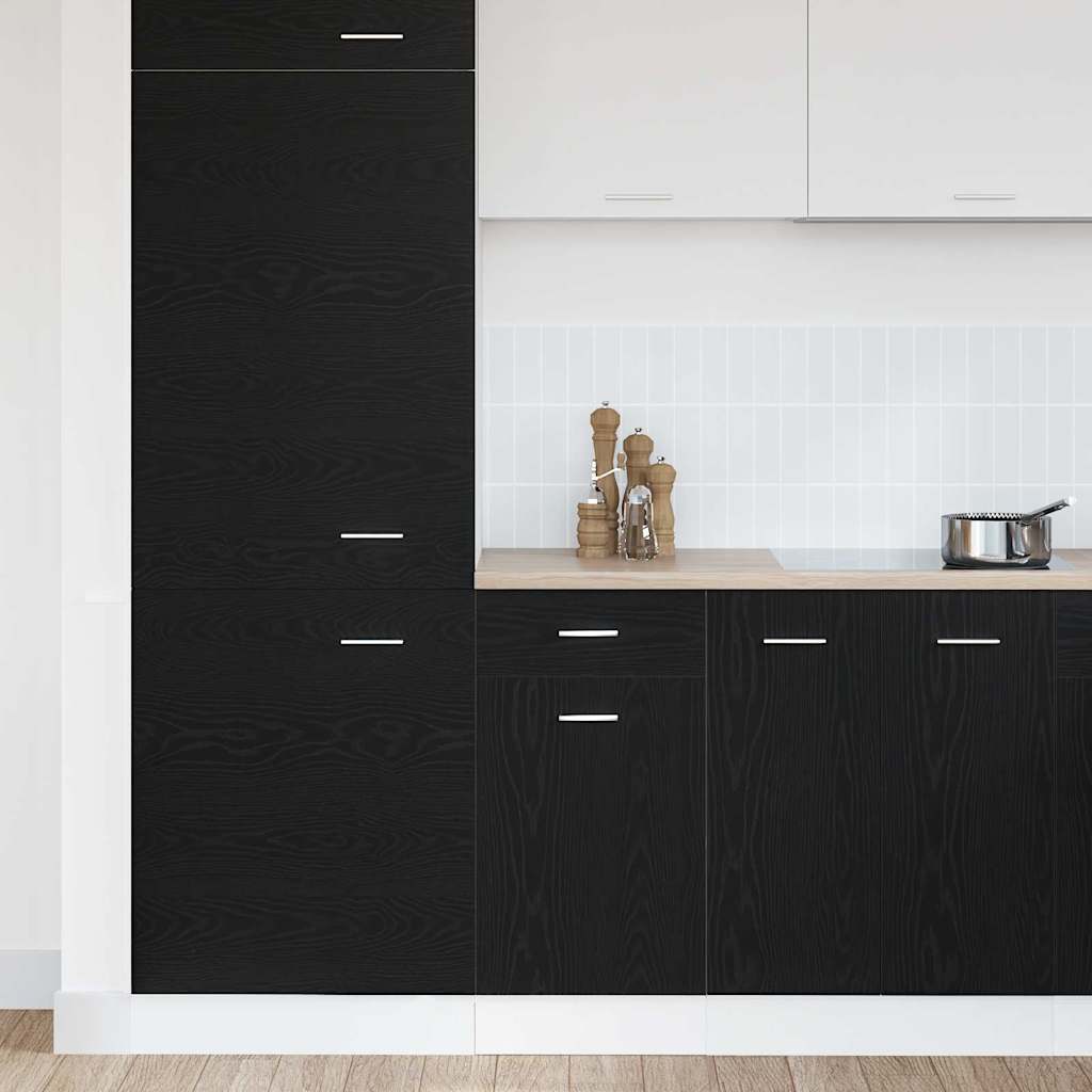 Hengende skap Svart Eik 40 x 46 x 81,5 cm Konstruert tre