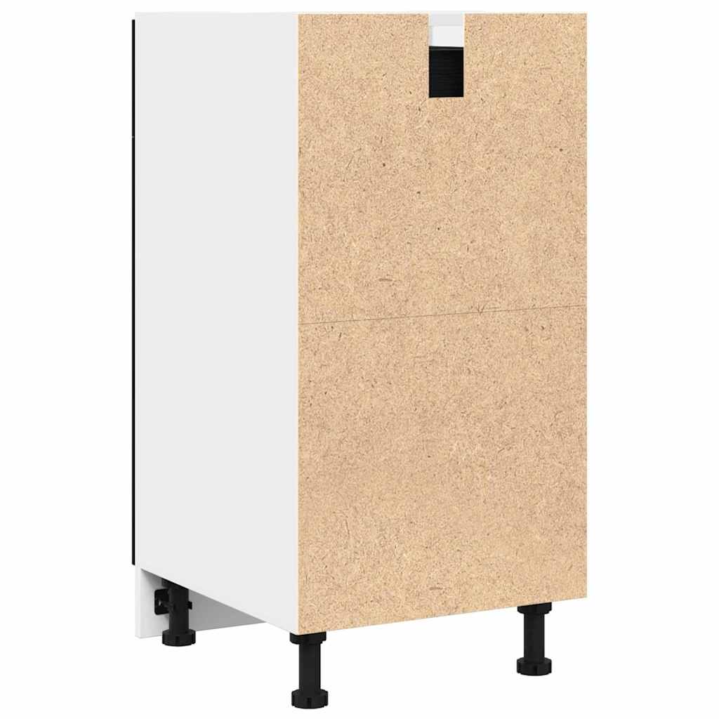 Hengende skap Svart Eik 40 x 46 x 81,5 cm Konstruert tre
