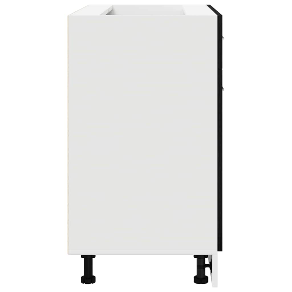 Hengende skap Svart Eik 80 x 31 x 81,5 cm Konstruert tre