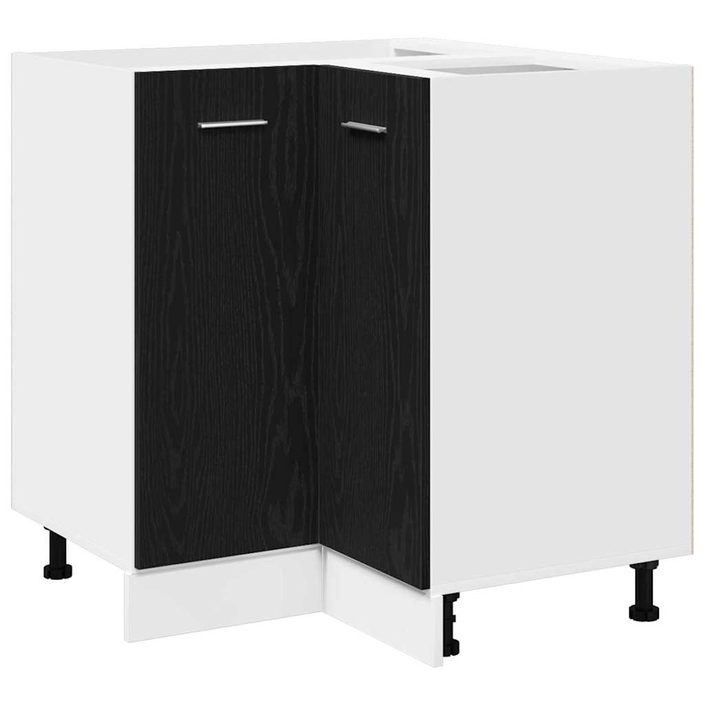 Hengende skap Svart Eik 75,5 x 75,5 x 80,5 cm Konstruert tre