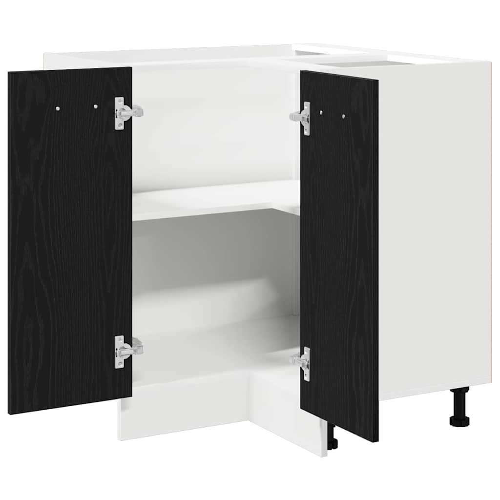 Hengende skap Svart Eik 75,5 x 75,5 x 80,5 cm Konstruert tre