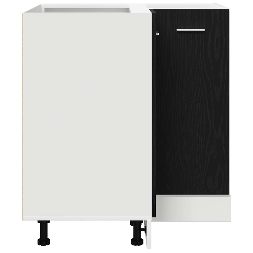 Hengende skap Svart Eik 75,5 x 75,5 x 80,5 cm Konstruert tre
