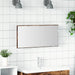 Speil Brun 80 x 37 cm Glass og konstruert tre