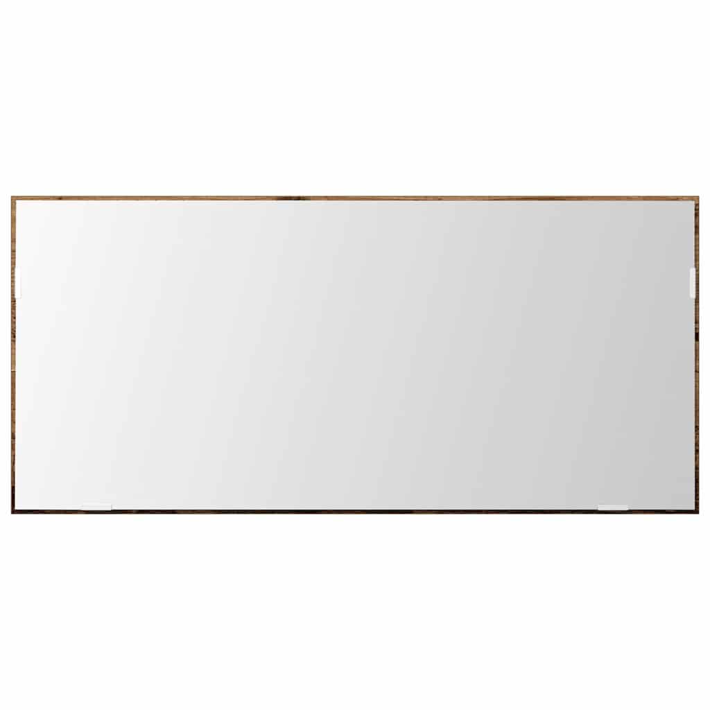 Speil med speil Gammelt tre 80 x 37 cm Glass og konstruert tre