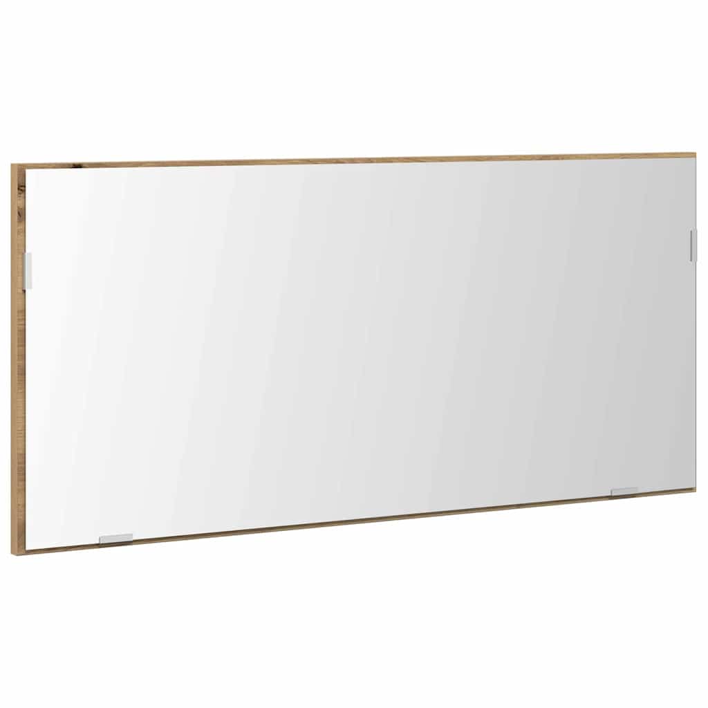 Speil med speil artisan eik 80 x 37 cm Glass og konstruert tre