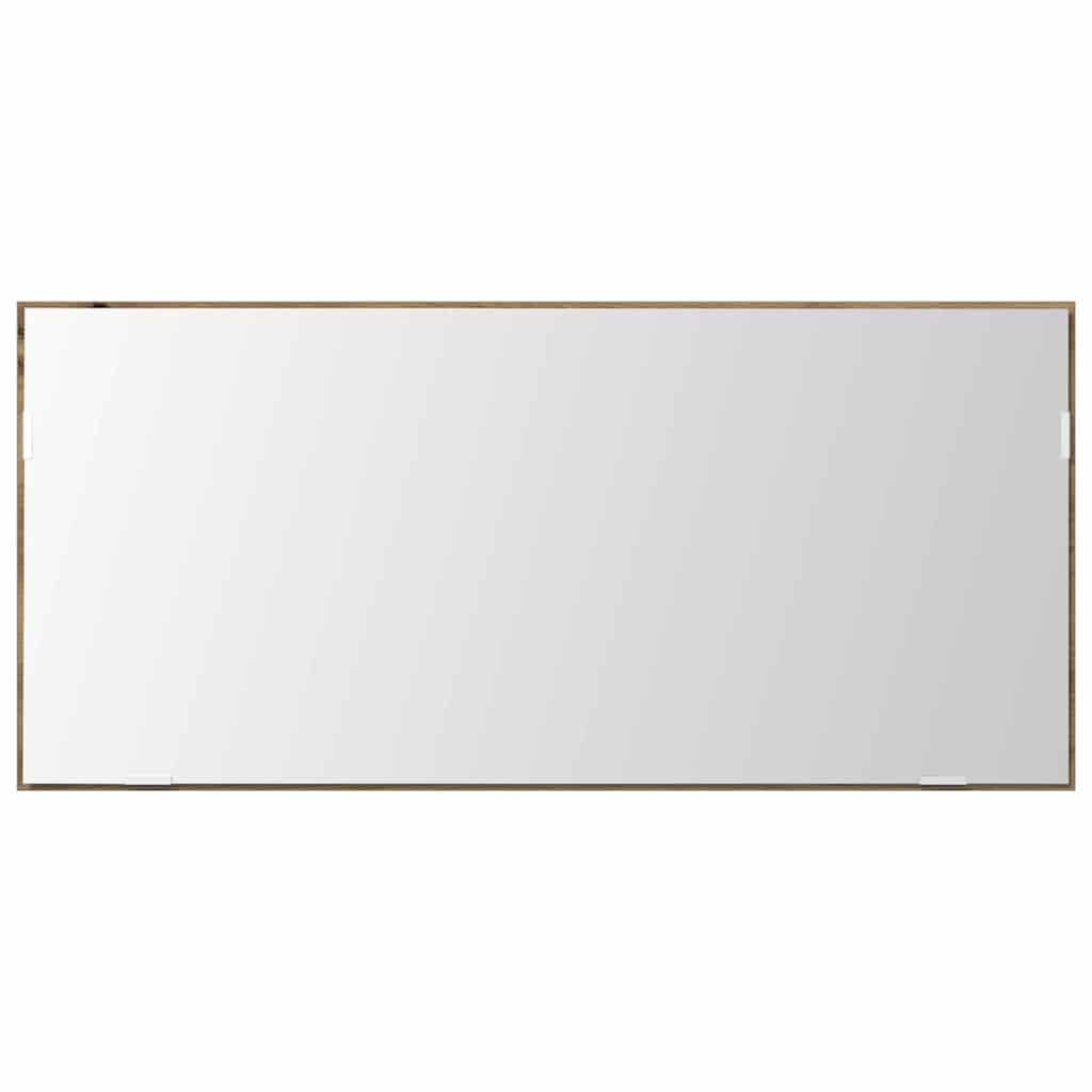 Speil med speil artisan eik 80 x 37 cm Glass og konstruert tre