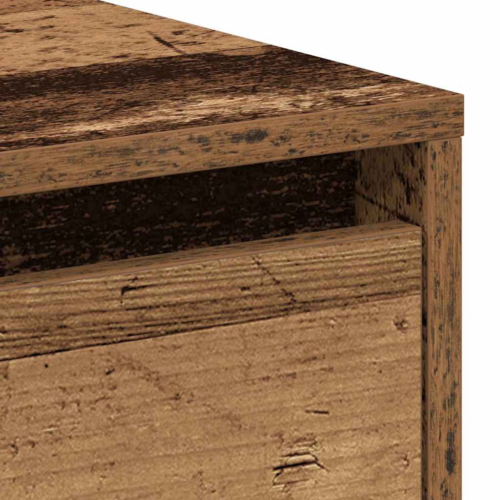 Nattbord med skuff Gammelt tre 45 x 34 x 44 cm Konstruert tre