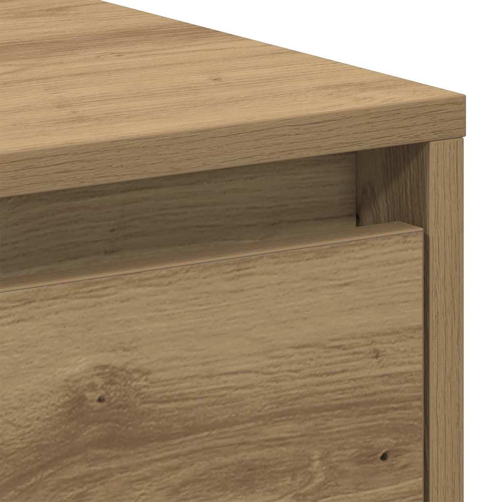 Nattbord 2 pcs Artisan Eik 45 x 34 x 44 cm Konstruert tre
