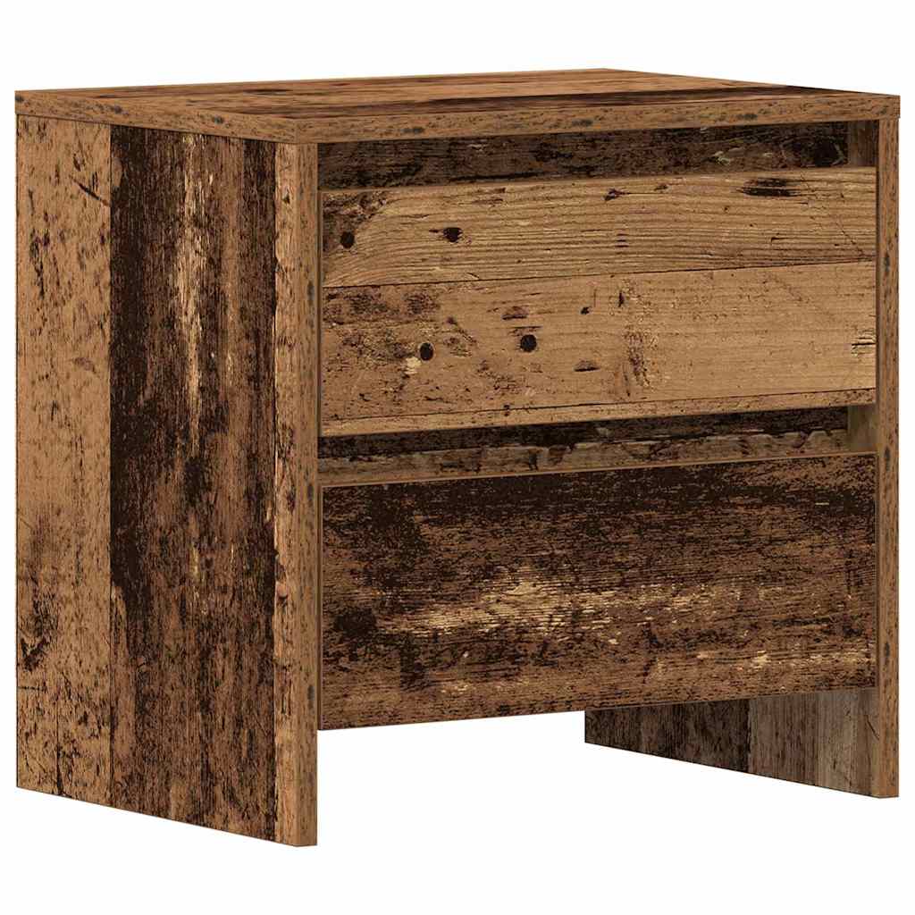 Nattbordskap 2 pcs Gammelt tre 45 x 34 x 44,5 cm Konstruert tre