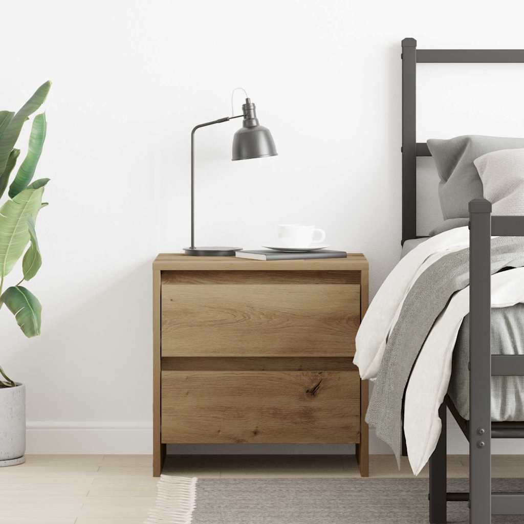 Nattbordskap artisan eik 45 x 34 x 44.5 cm Konstruert tre