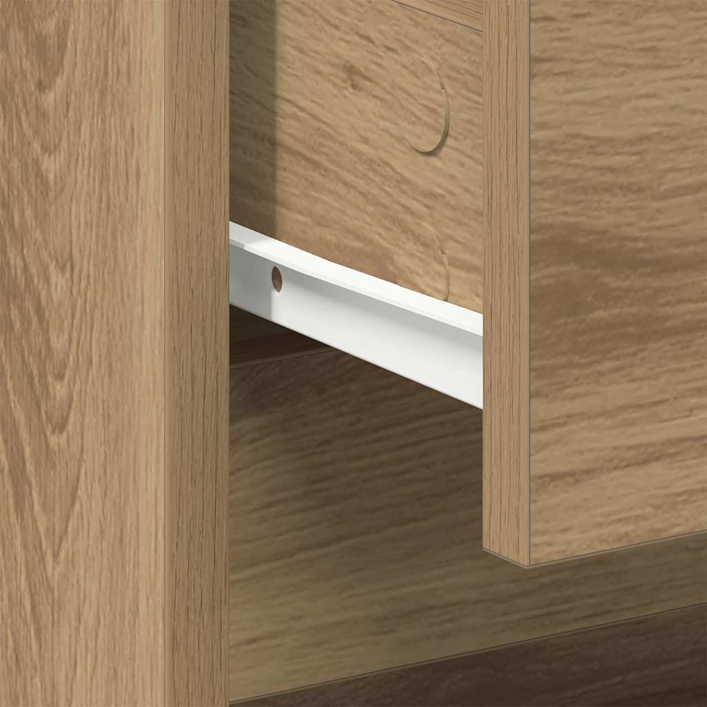 Nattbordskap 2 pcs Artisan Eik 45 x 34 x 44,5 cm Konstruert tre