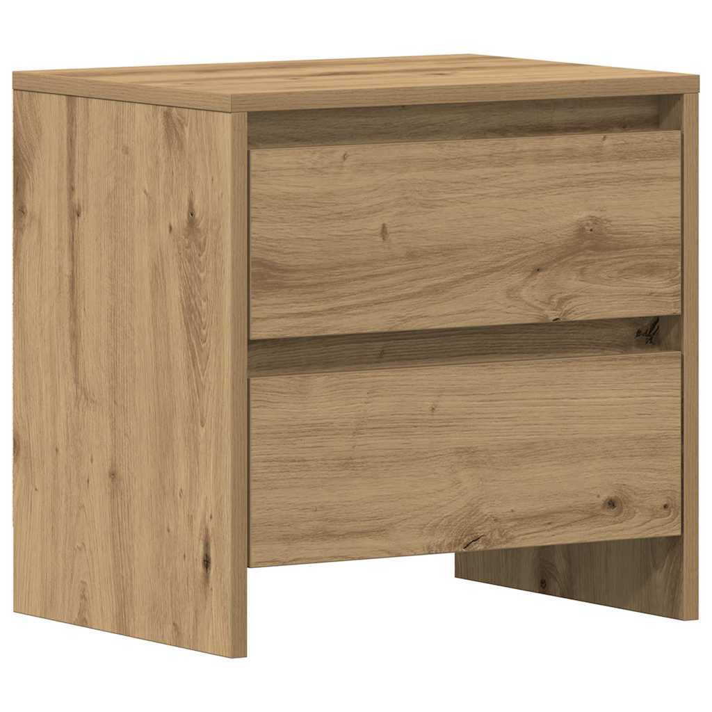 Nattbordskap 2 pcs Artisan Eik 45 x 34 x 44,5 cm Konstruert tre