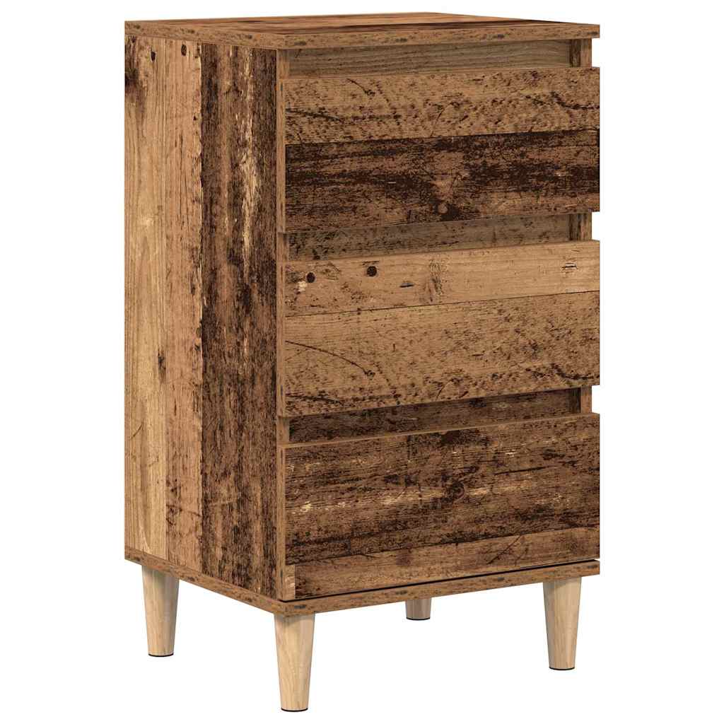 Nattbordskap Gammelt tre 40 x 35 x 70 cm Konstruert tre