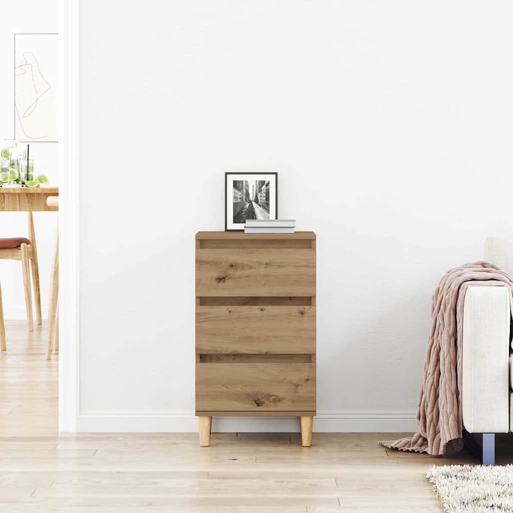 Nattbordskap Artisan Eik 40 x 35 x 70 cm Konstruert tre