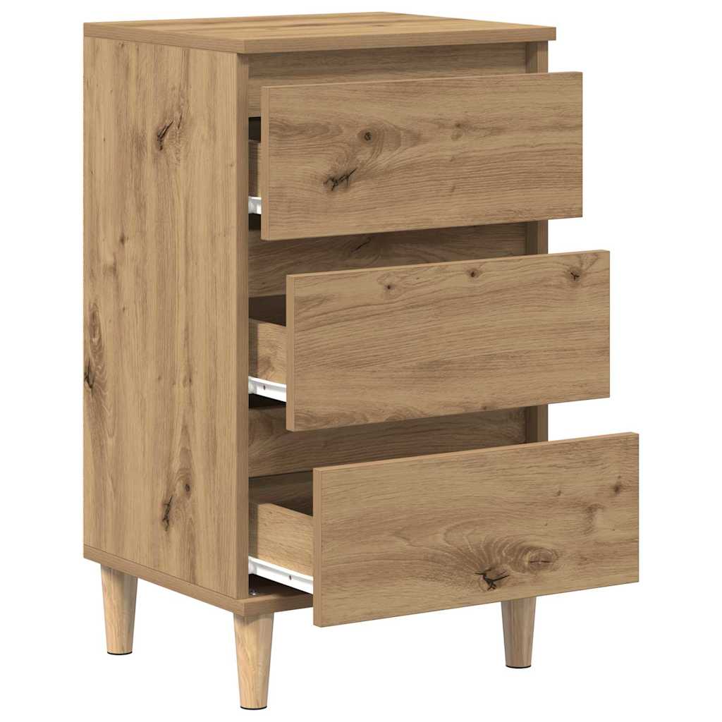 Nattbordskap Artisan Eik 40 x 35 x 70 cm Konstruert tre