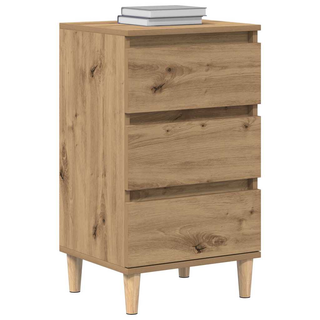 Nattbordskap Artisan Eik 40 x 35 x 70 cm Konstruert tre