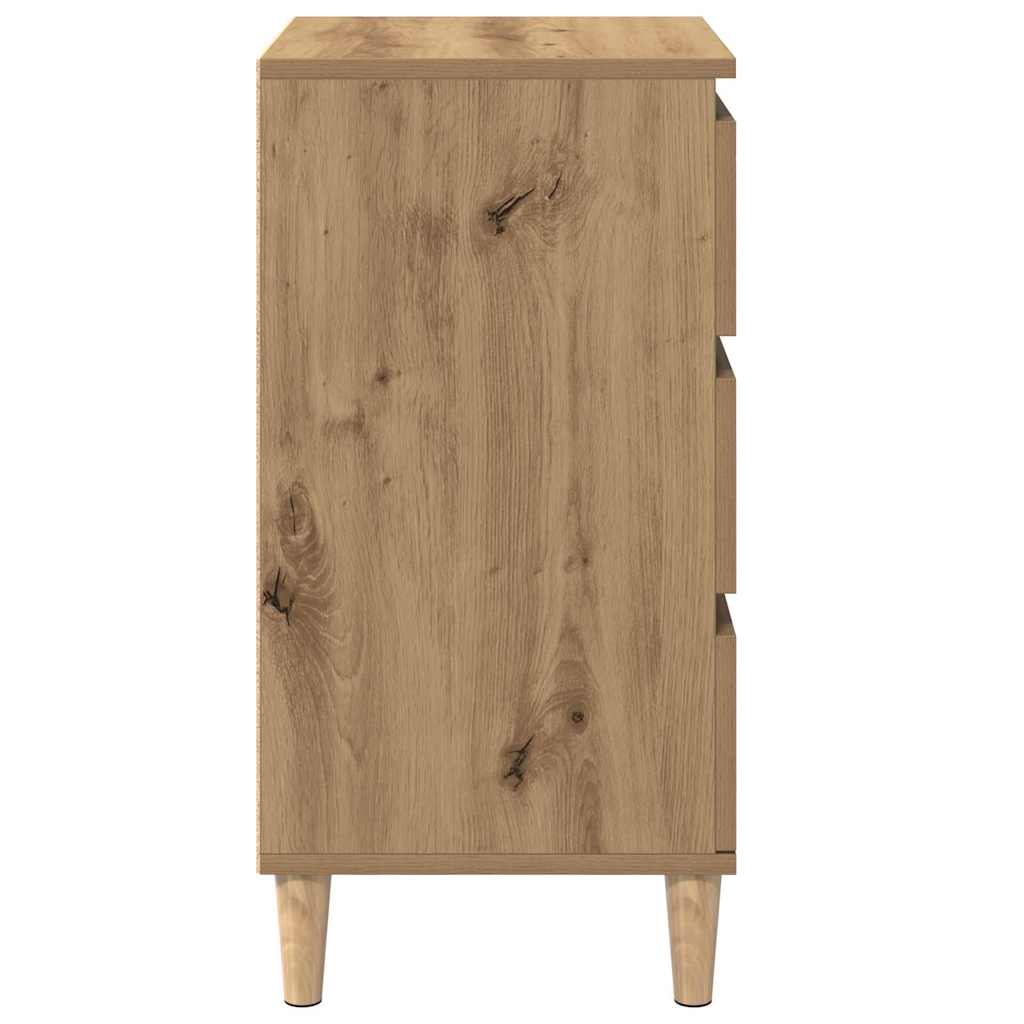 Nattbordskap Artisan Eik 40 x 35 x 70 cm Konstruert tre