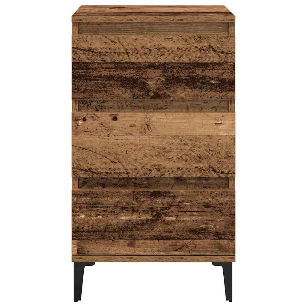 Nattbordskap Gammelt tre 45 x 35 x 44 cm Konstruert tre