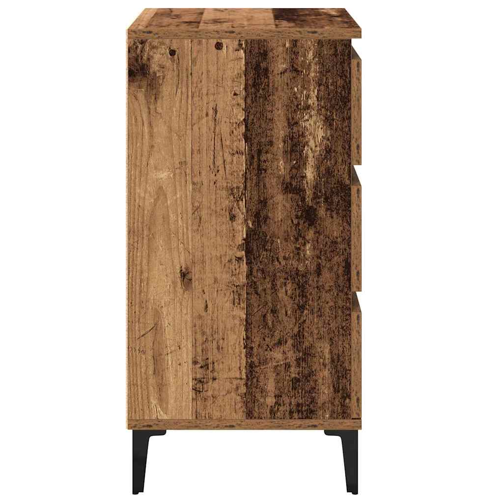 Nattbordskap Gammelt tre 45 x 35 x 44 cm Konstruert tre