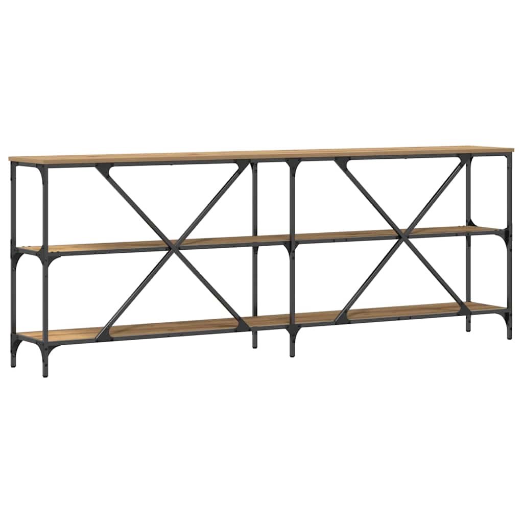 Konsollbord Kunstnerisk Eik 200 x 30 x 75 cm Konstruert tre