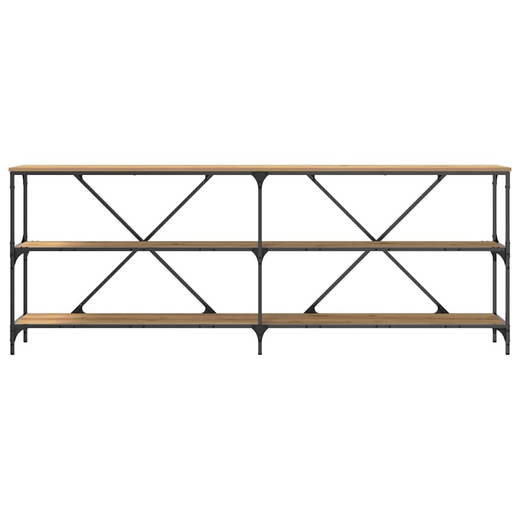 Konsollbord Kunstnerisk Eik 200 x 30 x 75 cm Konstruert tre
