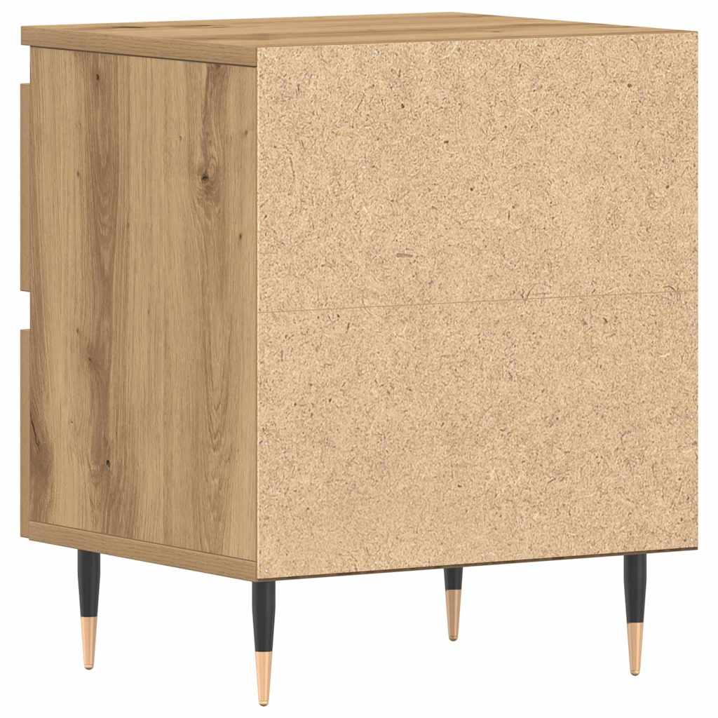 Nattbordskap Artisan Eik 40 x 35 x 50 cm Konstruert tre