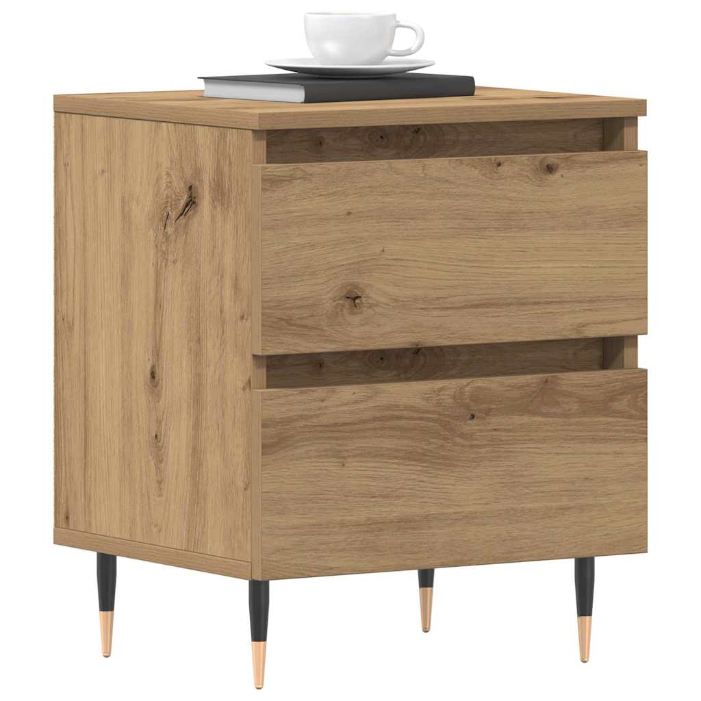 Nattbordskap Artisan Eik 40 x 35 x 50 cm Konstruert tre