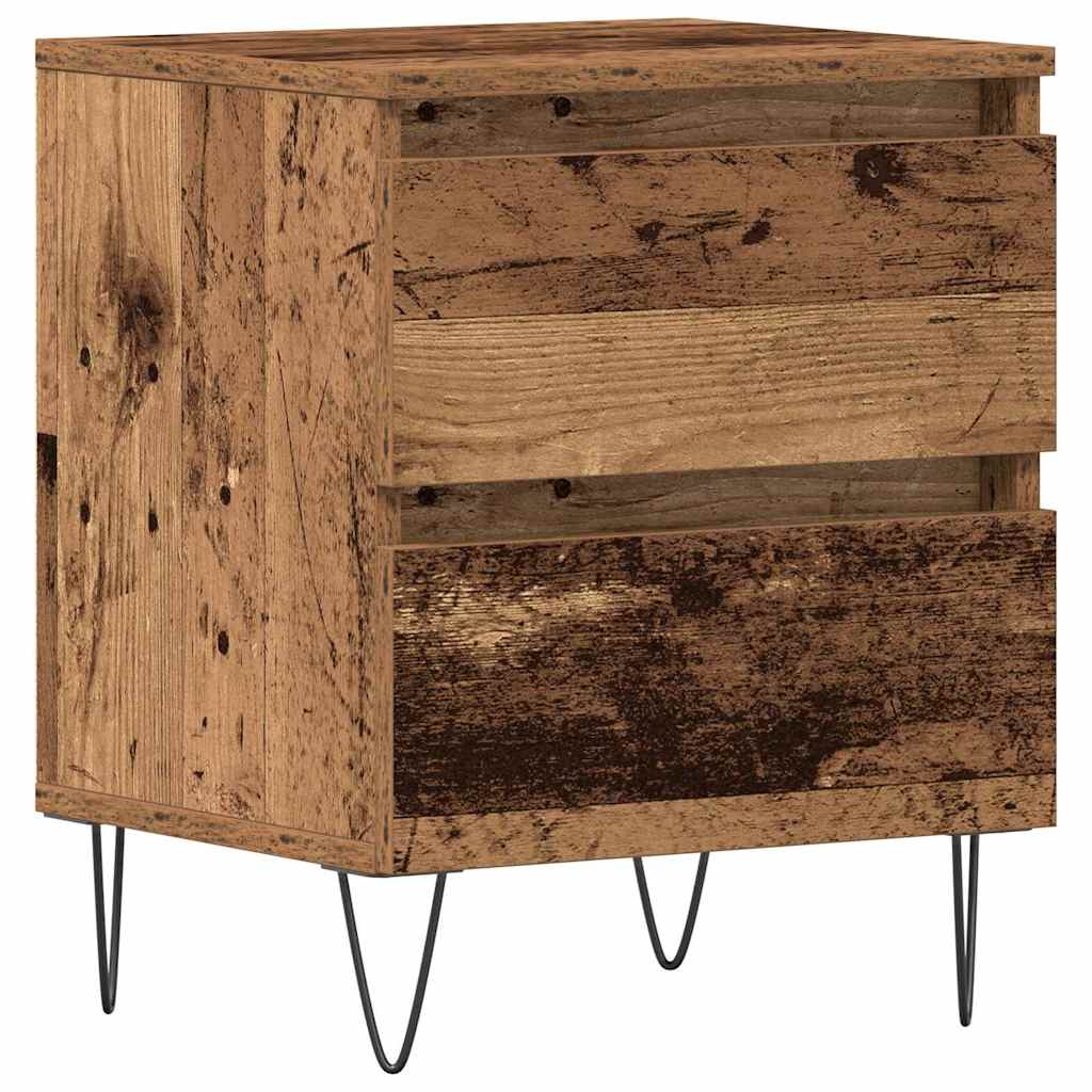Nattbordskap Gammelt tre 40 x 35 x 50 cm Konstruert tre