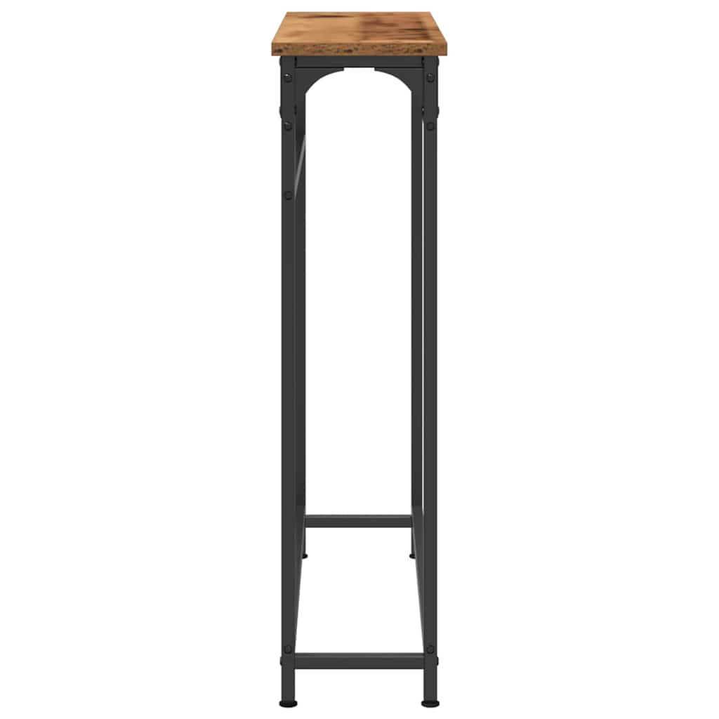 Konsollbord Gammelt tre 75 x 19,5 x 75 cm Konstruert tre