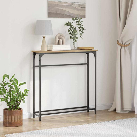 Konsollbord Artisan Eik 75 x 19,5 x 75 cm Konstruert tre