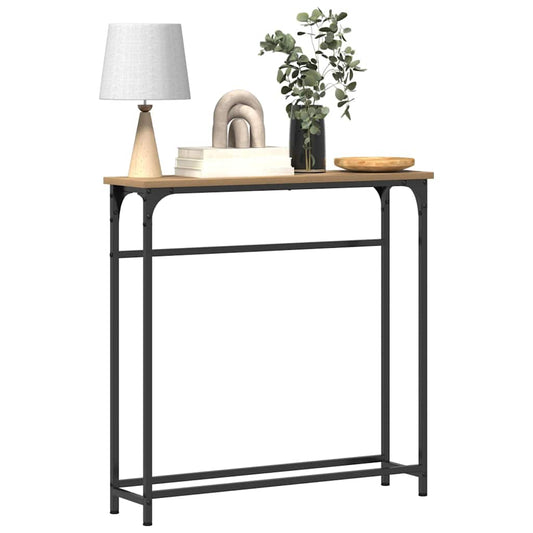 Konsollbord Artisan Eik 75 x 19,5 x 75 cm Konstruert tre