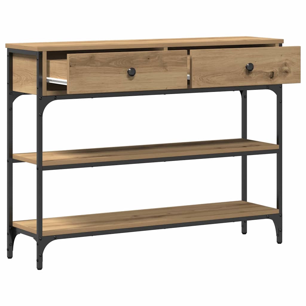 Konsollbord Artisan Eik 100 x 25 x 75 cm Konstruert tre