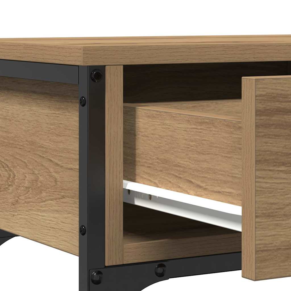 Konsollbord Artisan Eik 72,5 x 25 x 75 cm Konstruert tre